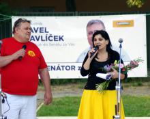 Pavel Havlíček a Klára Samková v Plzni